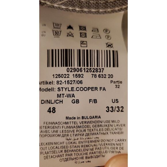 Brax Cooper Fancy Straight Leg Jeans sz 33/29 - Picture 10 of 12